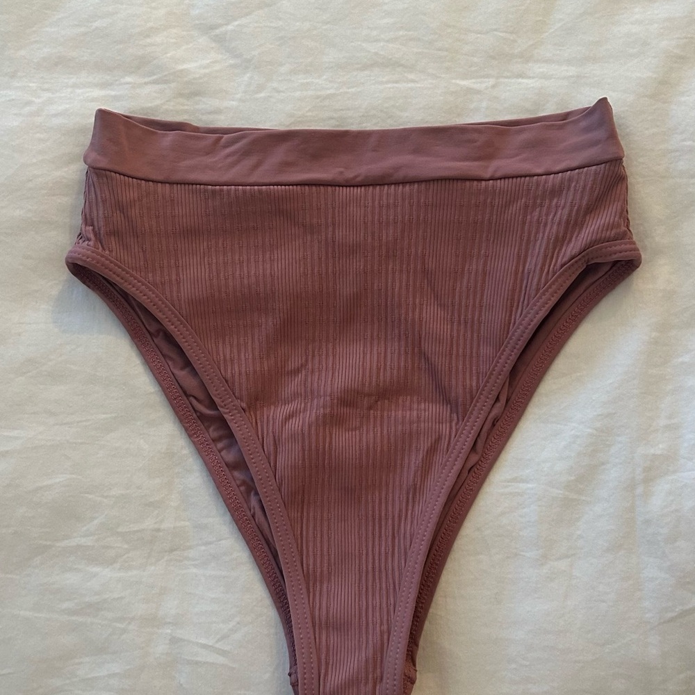 L Space Women's High-Waisted Swim Bottom - Mauve